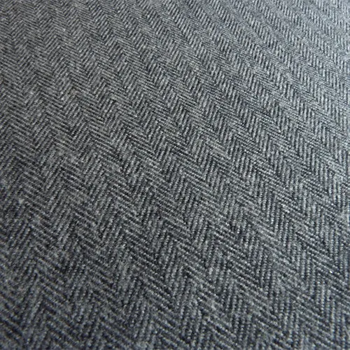 1-7/8 yard Remnant : Robert Kaufman Herringbone Flannel - Jet