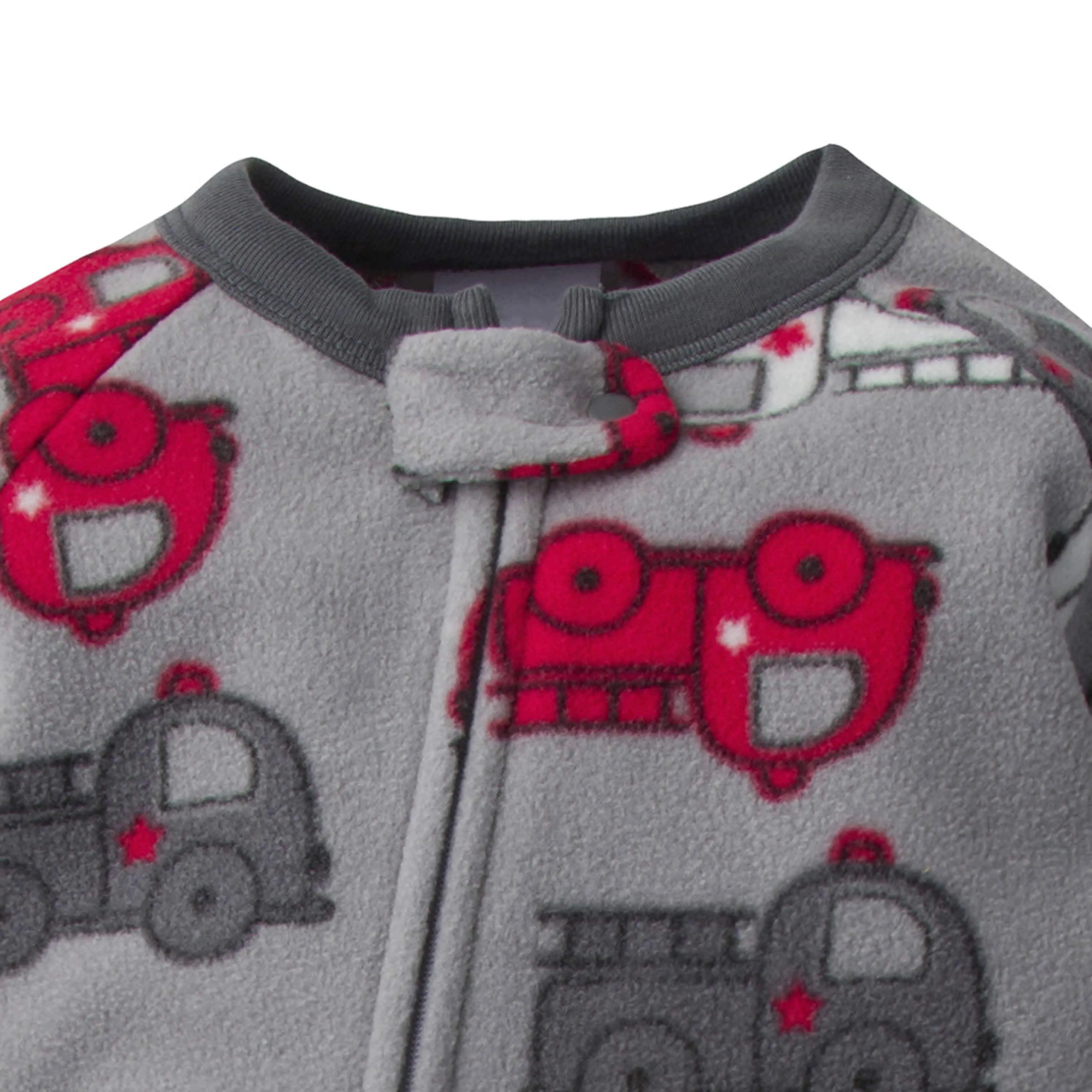 2-Pack Baby & Toddler Boys Fire Truck Fleece Pajamas