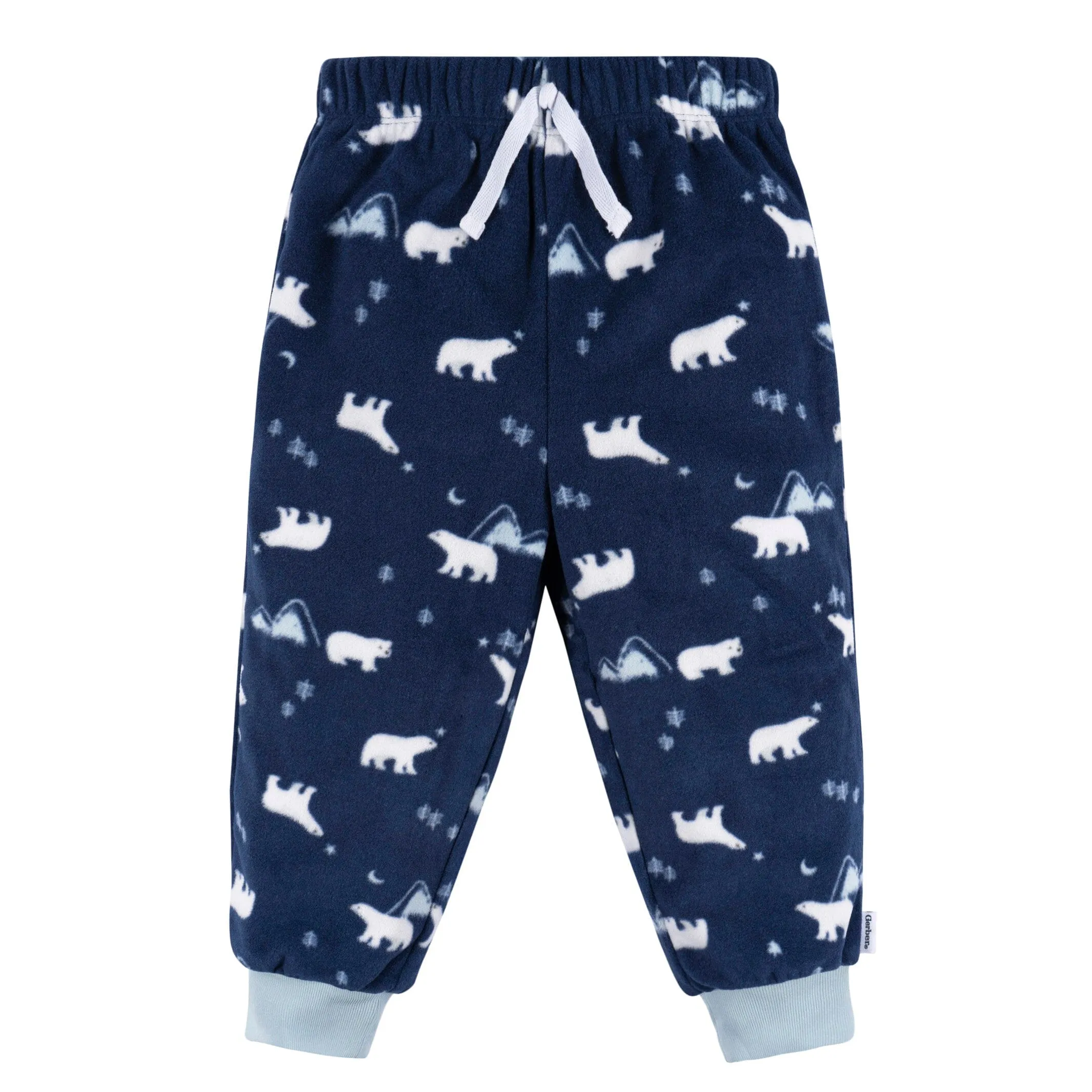 2-Piece Infant & Toddler Boys Polar Bears Fleece Pajamas