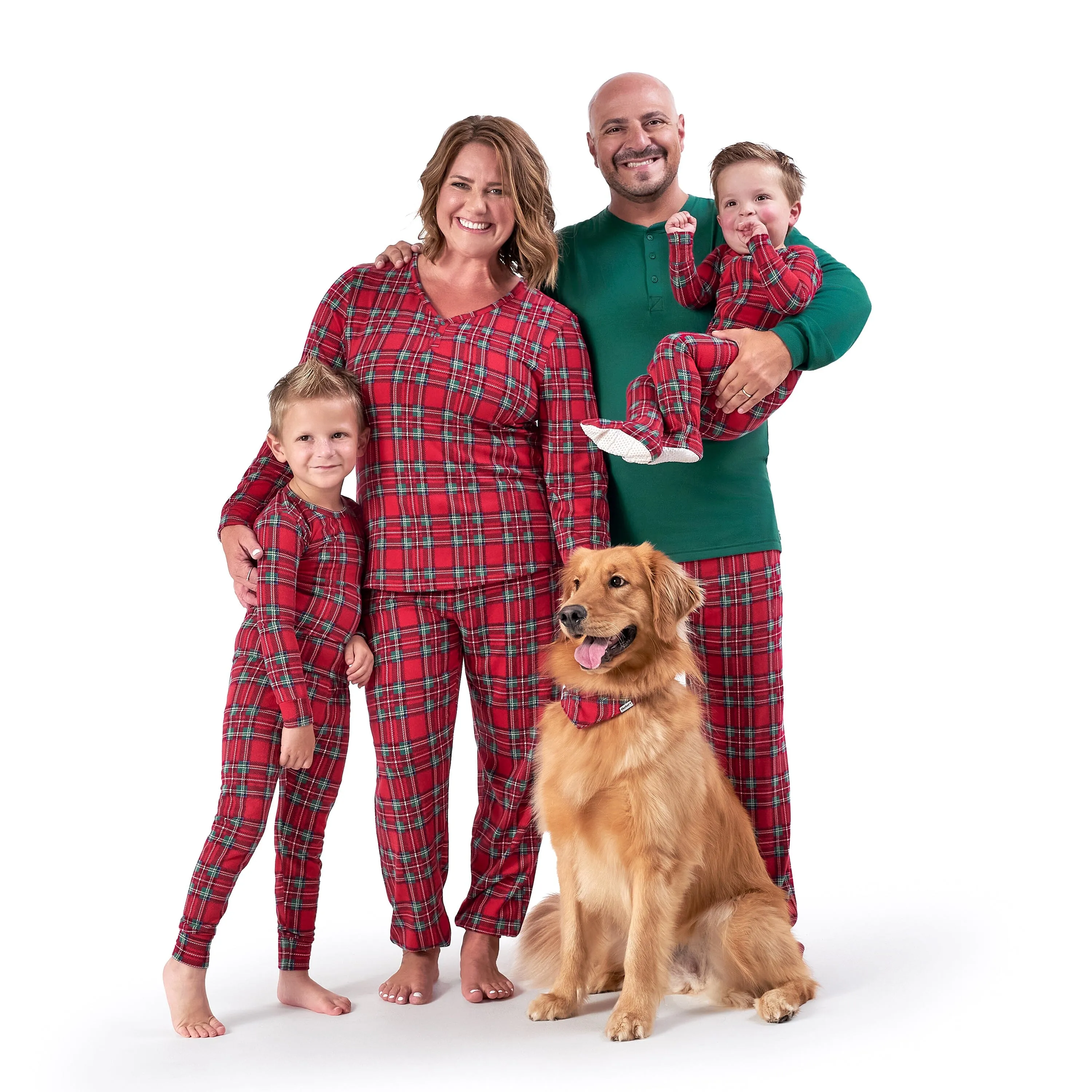 2-Piece Women's Stewart Plaid Hacci Pajama Set