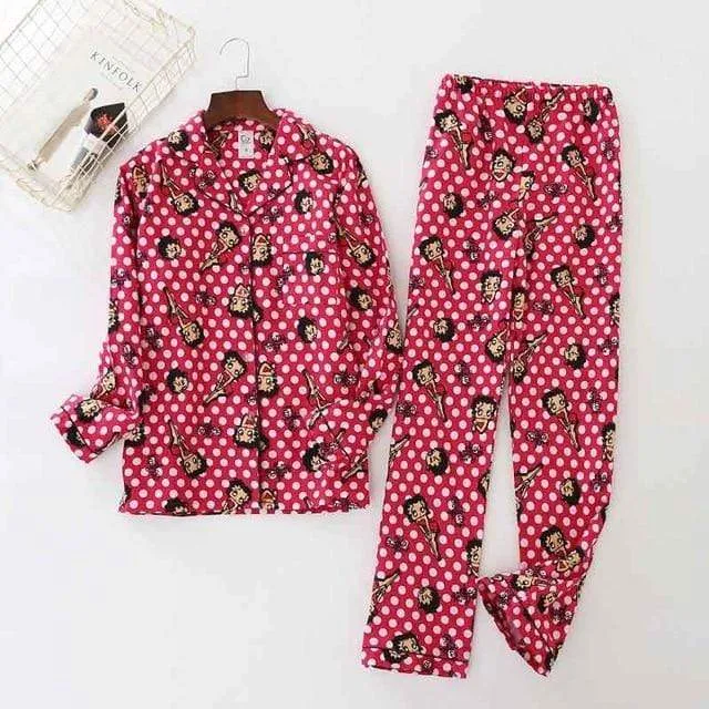 2PCs Cotton Pajamas Sets