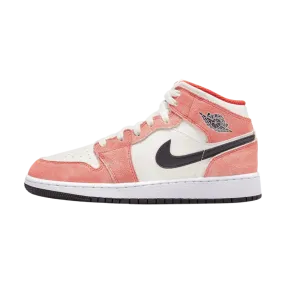 Air Jordan 1 Mid “Orange Suede (GS)"