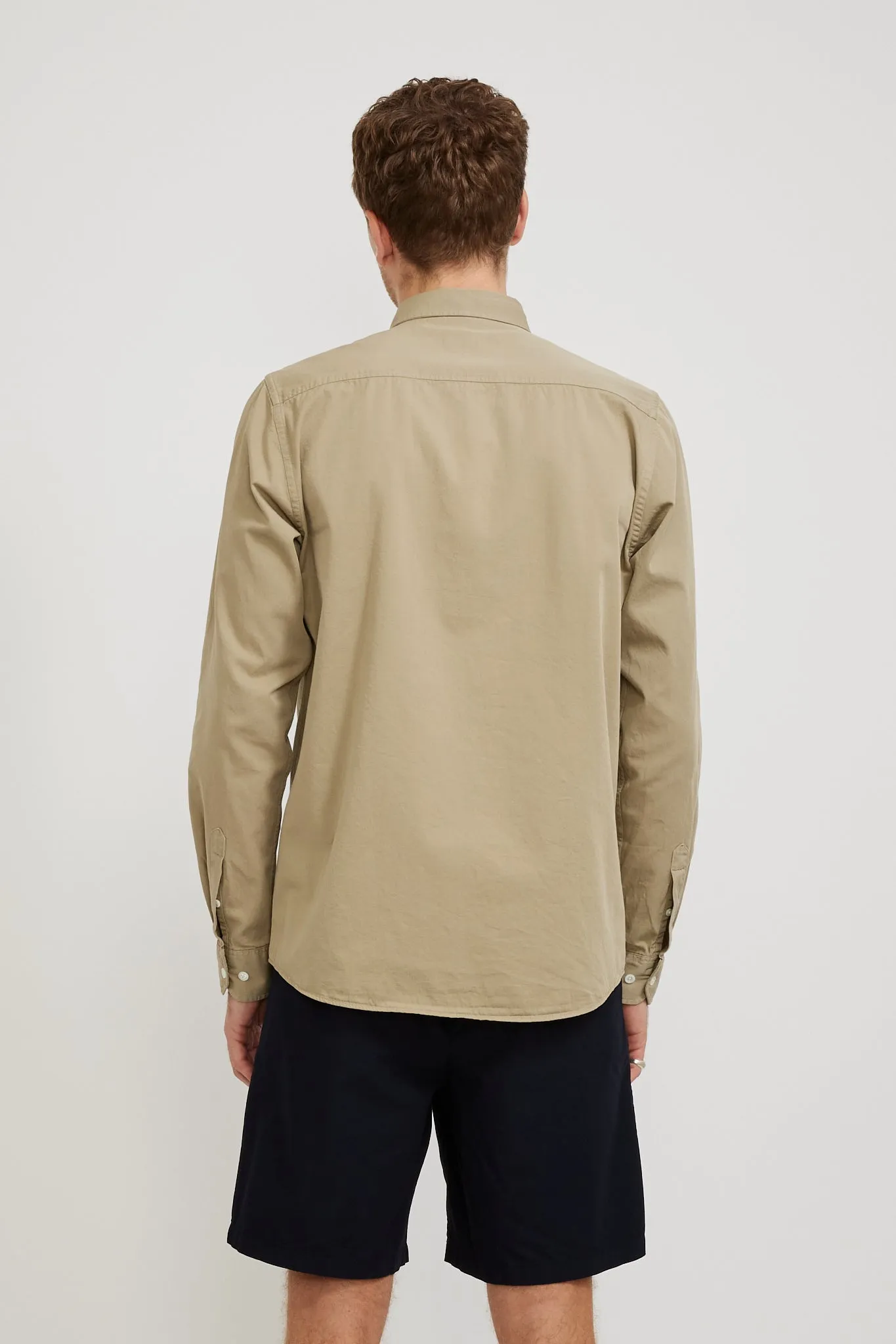 Anton Light Twill Shirt Clay