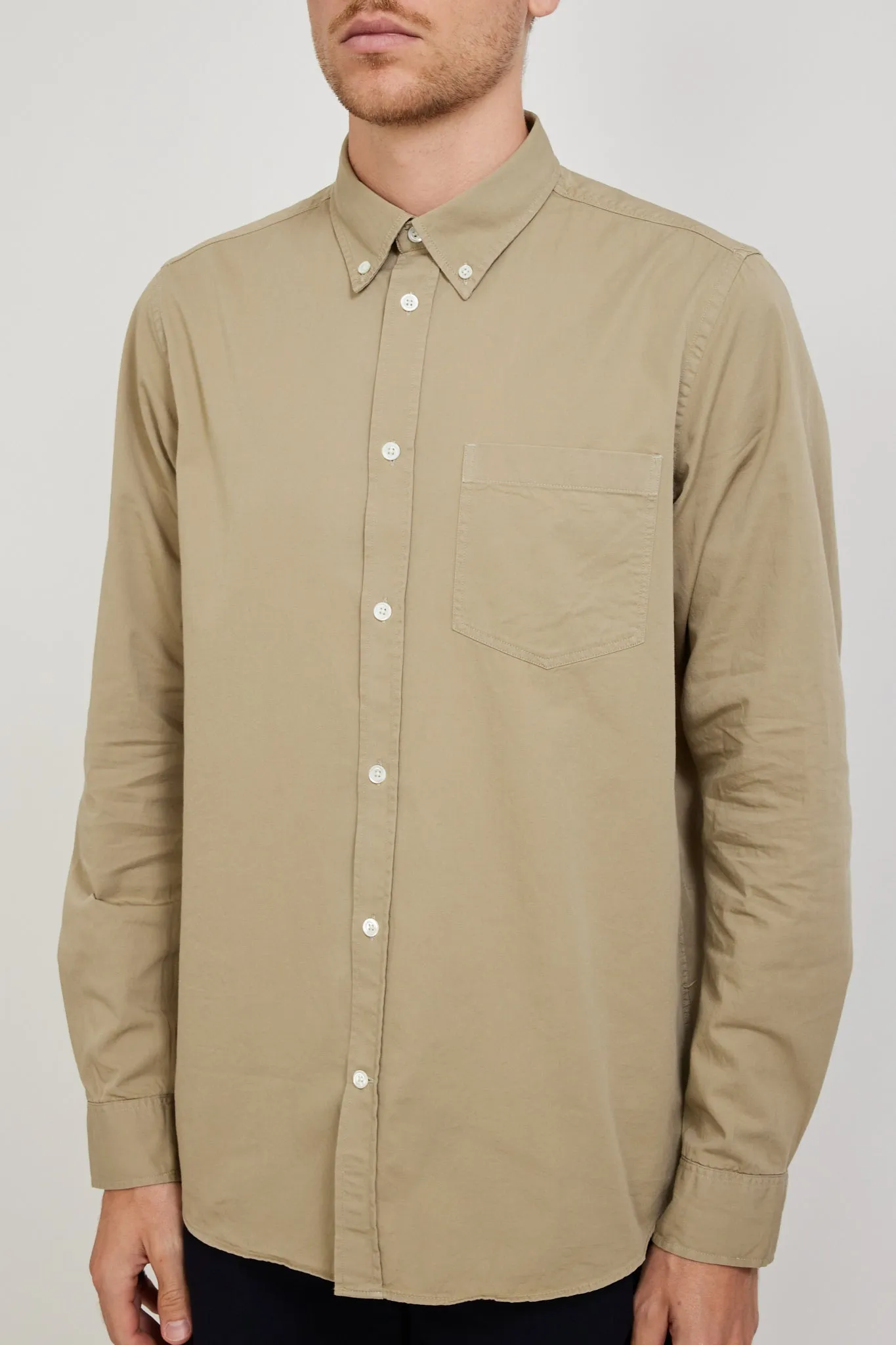 Anton Light Twill Shirt Clay