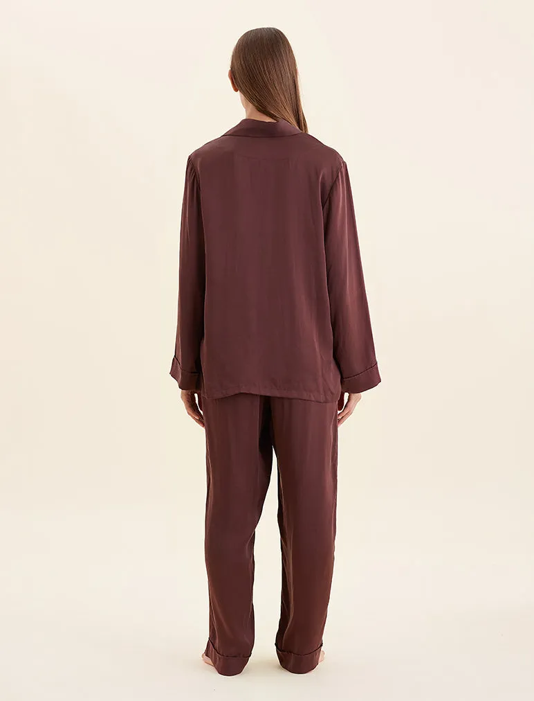 Audrey Washable Silk Full Length PJ