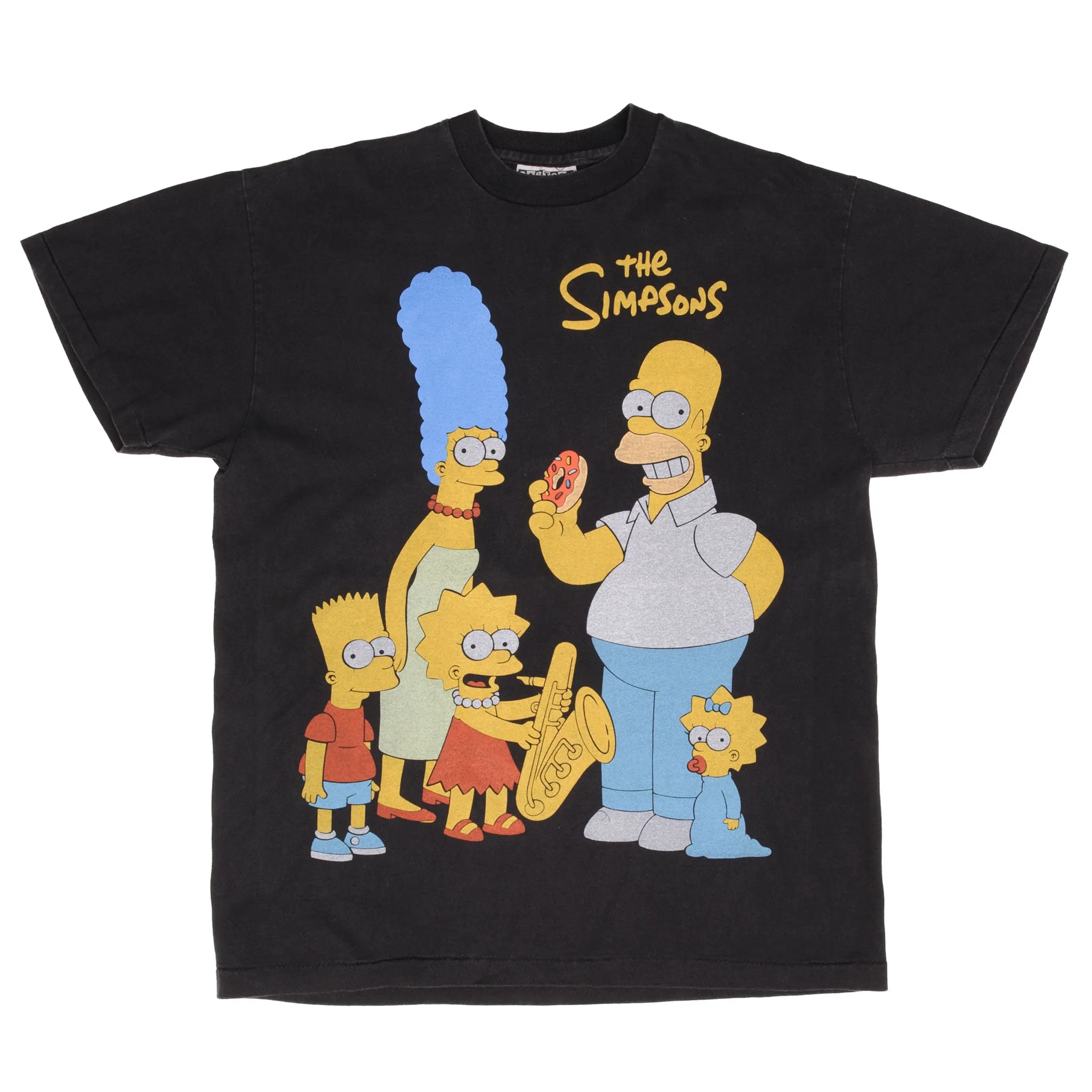 BOOTLEG THE SIMPSONS CARTOON NETWORK TEE SHIRT SIZE LARGE SINGLE STITCH