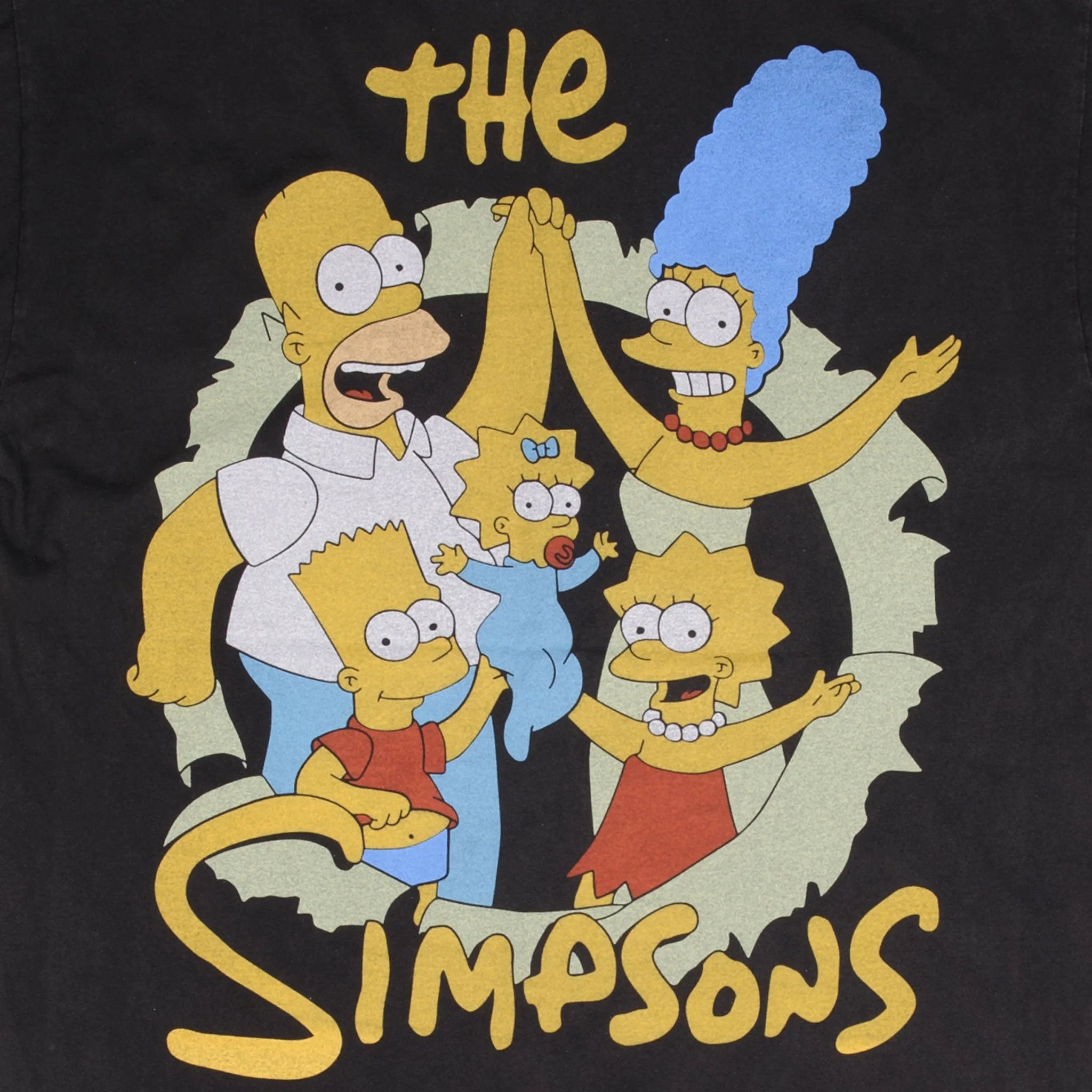 BOOTLEG THE SIMPSONS CARTOON NETWORK TEE SHIRT SIZE LARGE SINGLE STITCH