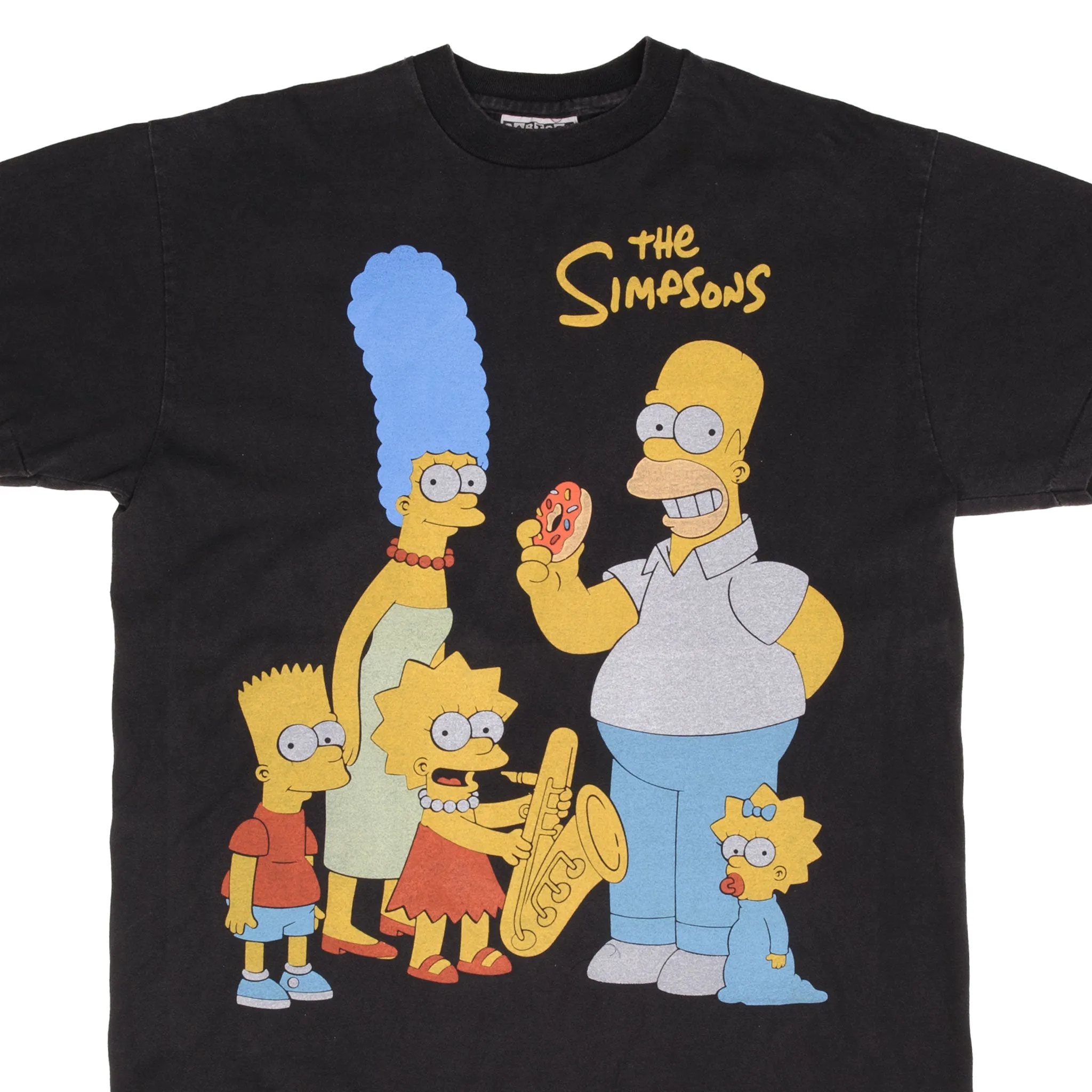 BOOTLEG THE SIMPSONS CARTOON NETWORK TEE SHIRT SIZE LARGE SINGLE STITCH