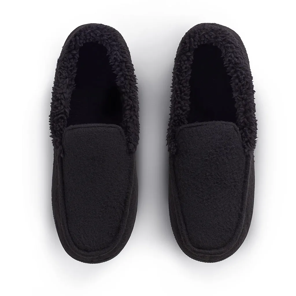 Boys Fleece Moccasin Slipper