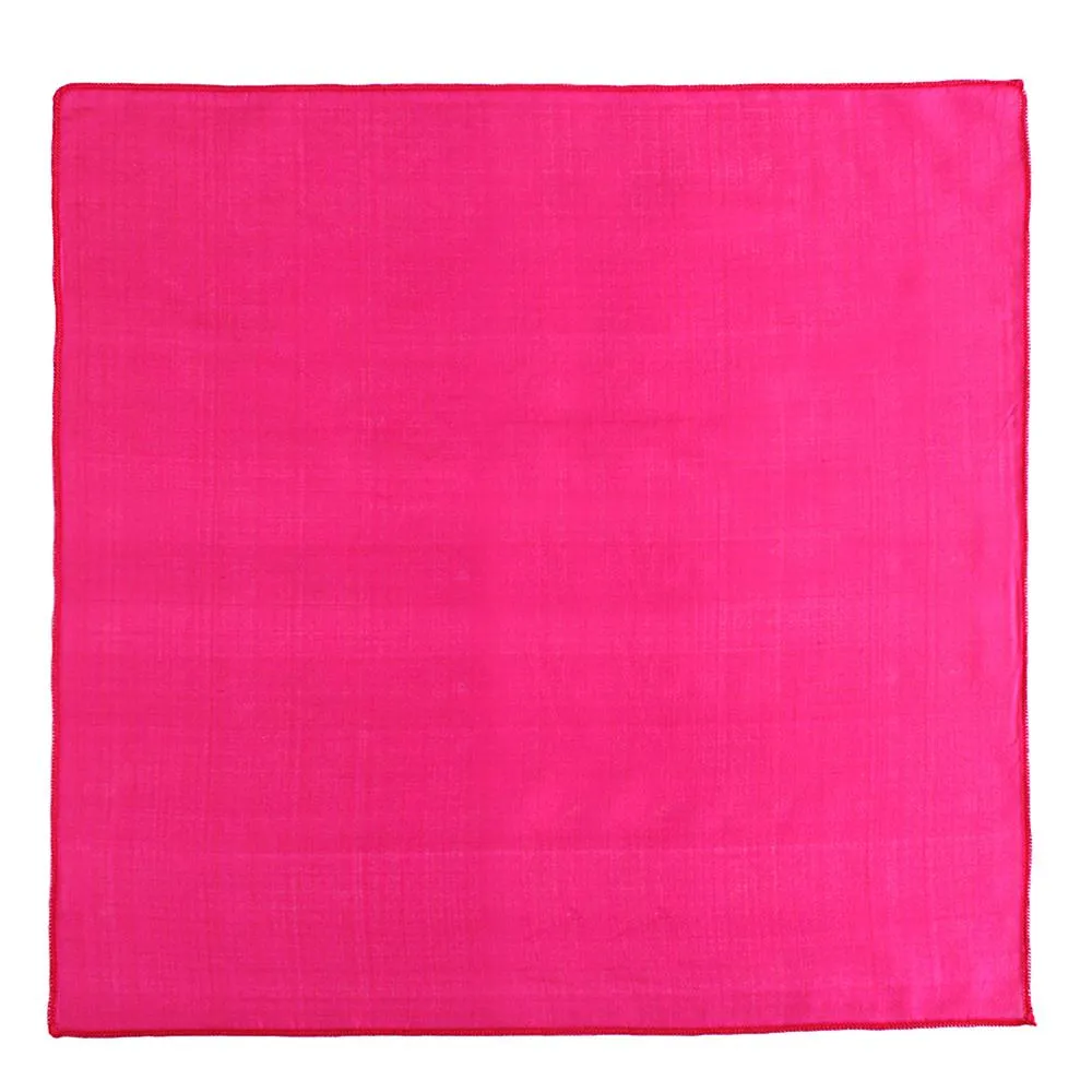 Chokore Fuschia Pocket Square - the Solids line