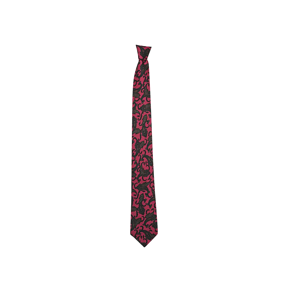 Chokore Marsela & Navy Blue Silk Tie from Indian At Heart range & Wine Pink from the Solids Line Silk Pocket Square set