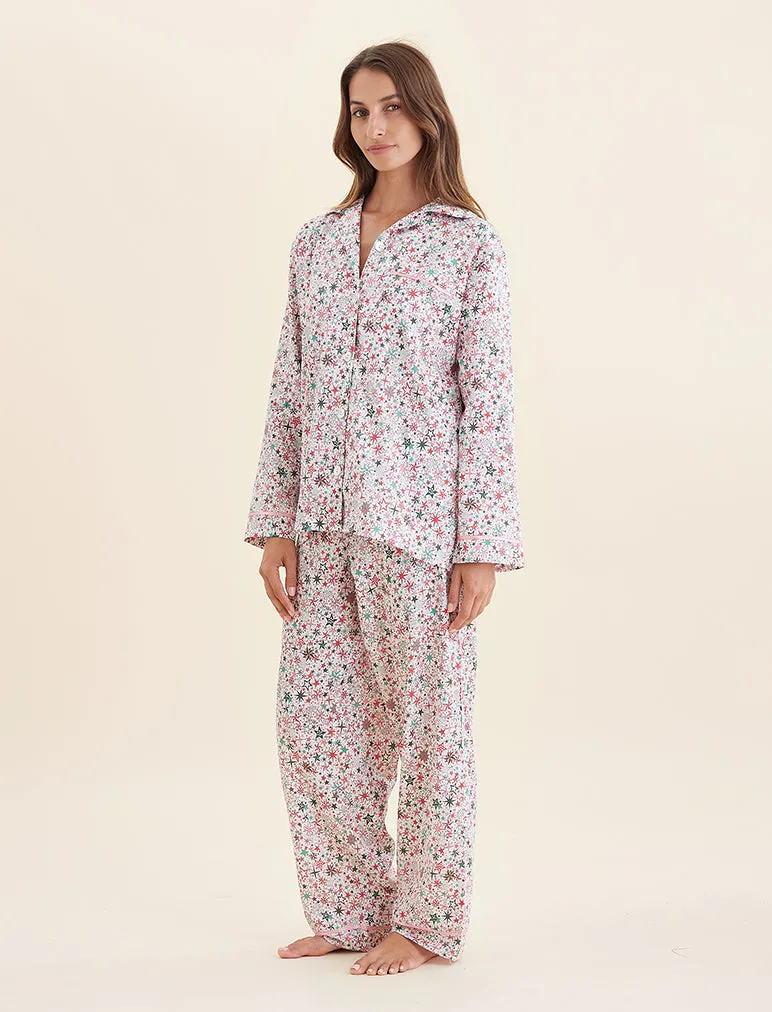 Christmas Stars Full Length PJ Set