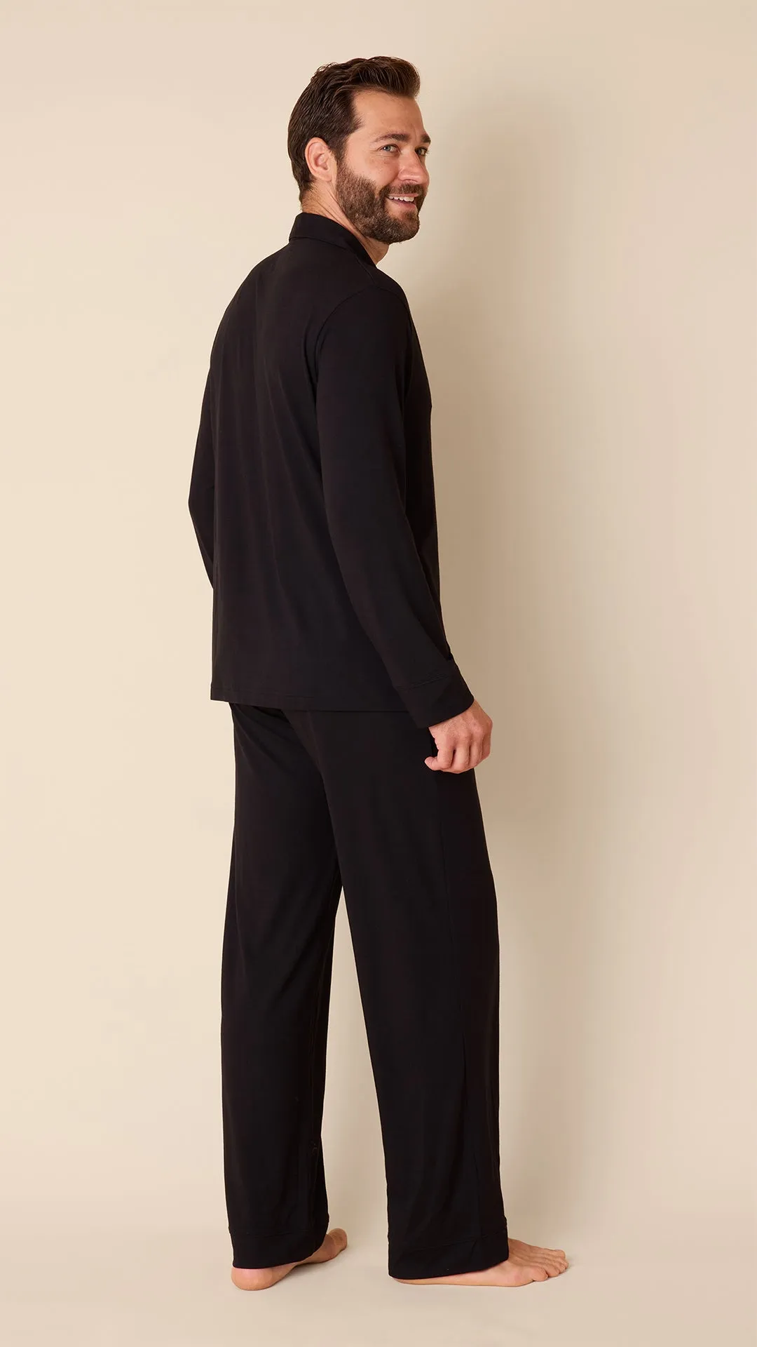 Classic Men's Pima Knit Pajama - Midnight