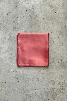 Coral Guava Silk Pocket Square