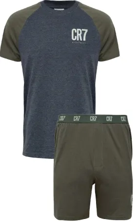 CR7 Men's Loungewear Set - Shorts, Short Sleeve