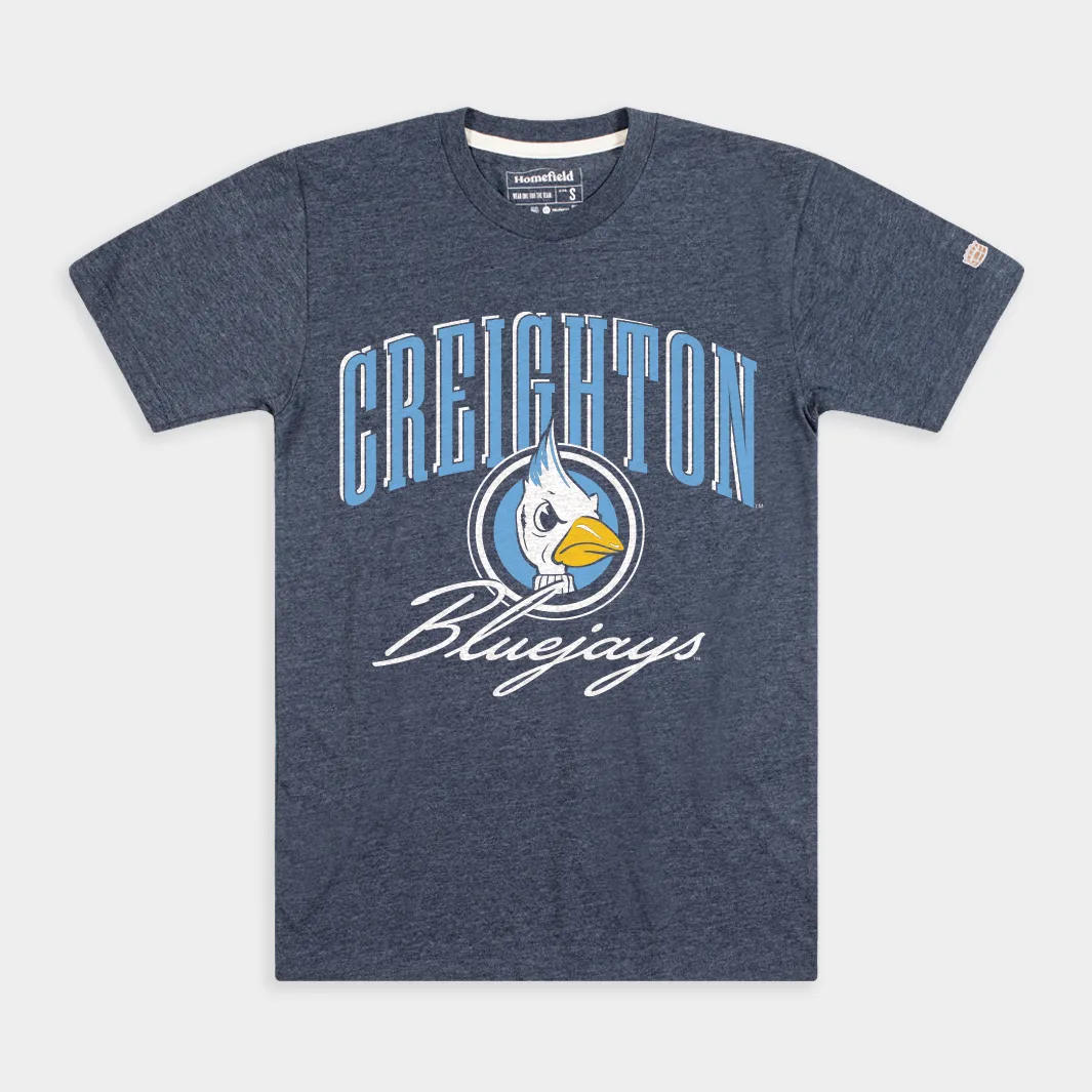 Creighton Bluejays Vintage Mascot Basketball Tee