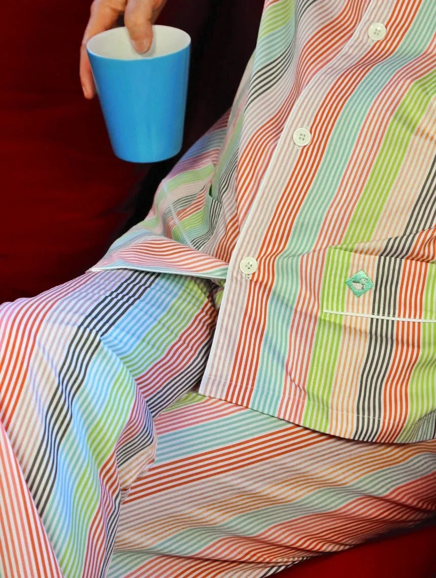 DÉCLIC Sherbet Stripe Pyjamas - Assorted