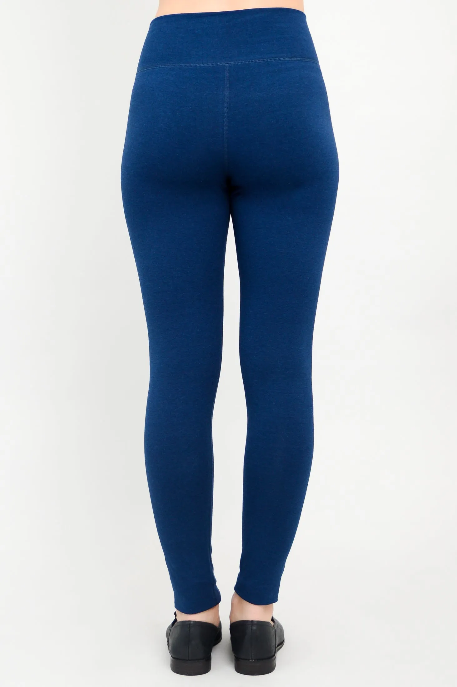 Dixie Legging, Indigo, Bamboo Fleece