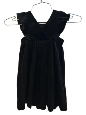 dress velvet wrap - black