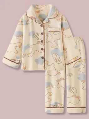 Duck Fleece Pajamas