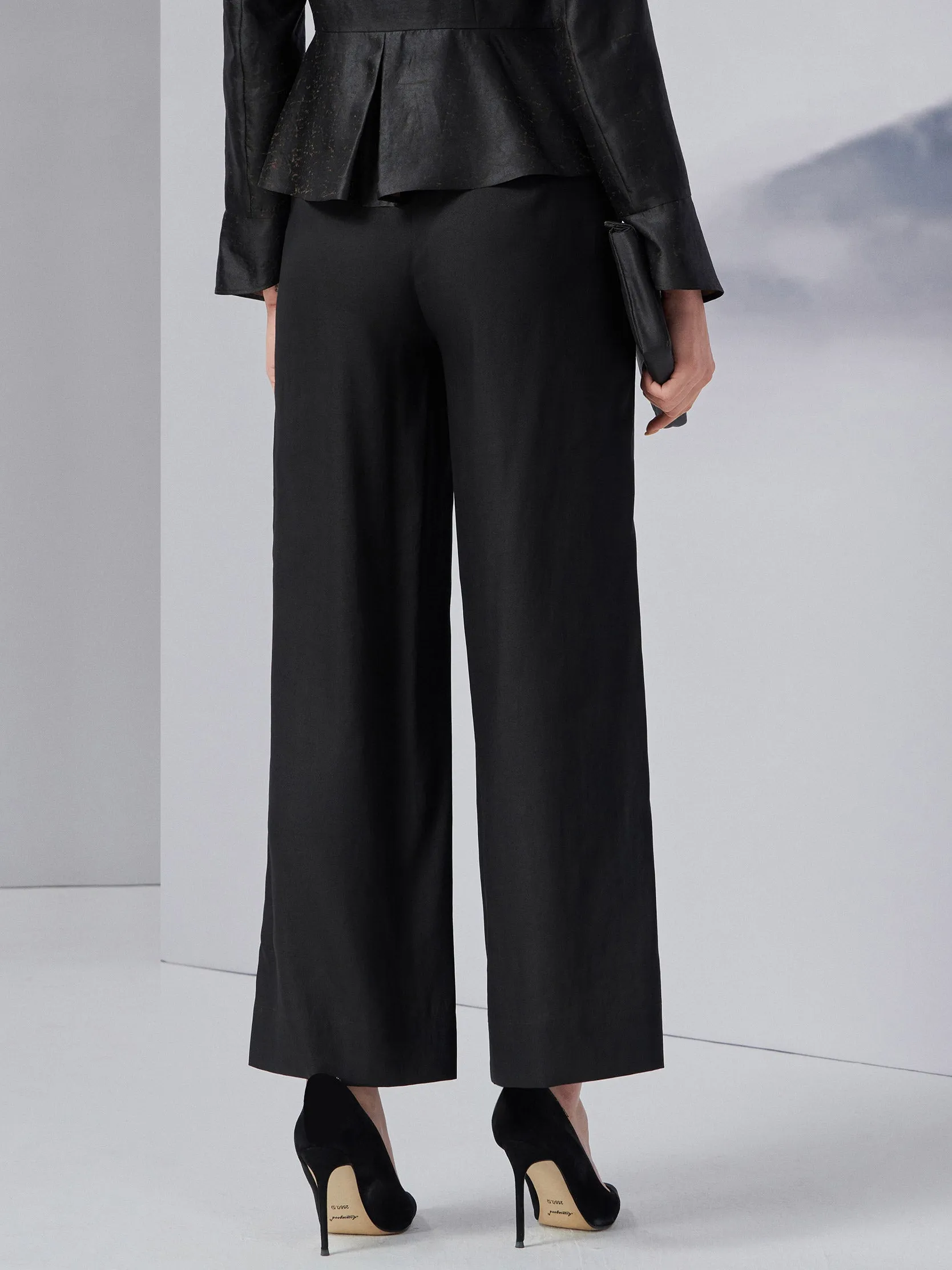 Elastic TANGY Silk Trousers