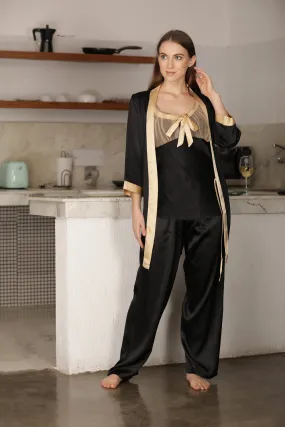 Elegant cami Night suit with wrap