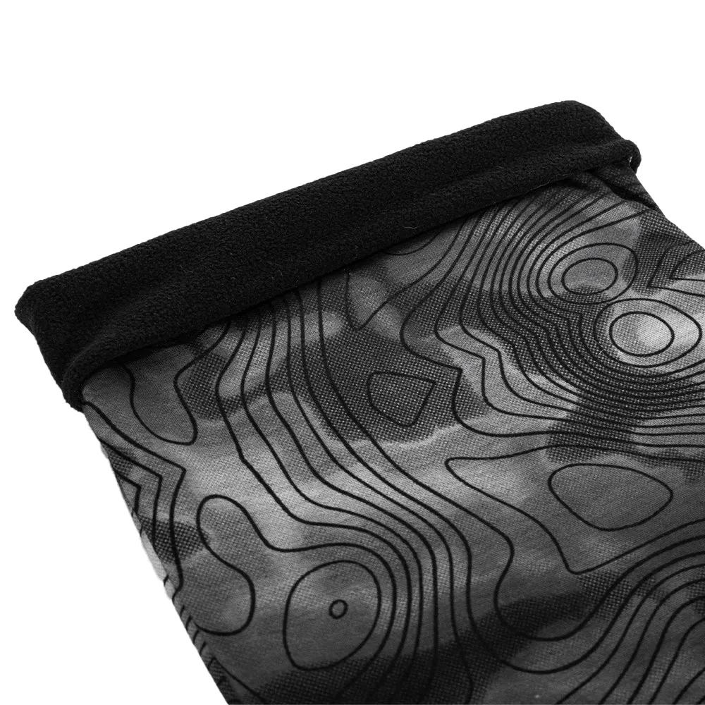 Fleece Face Shield® | Blackout Topography