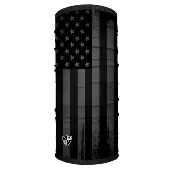 Fleece Face Shields® | Blackout American Flag