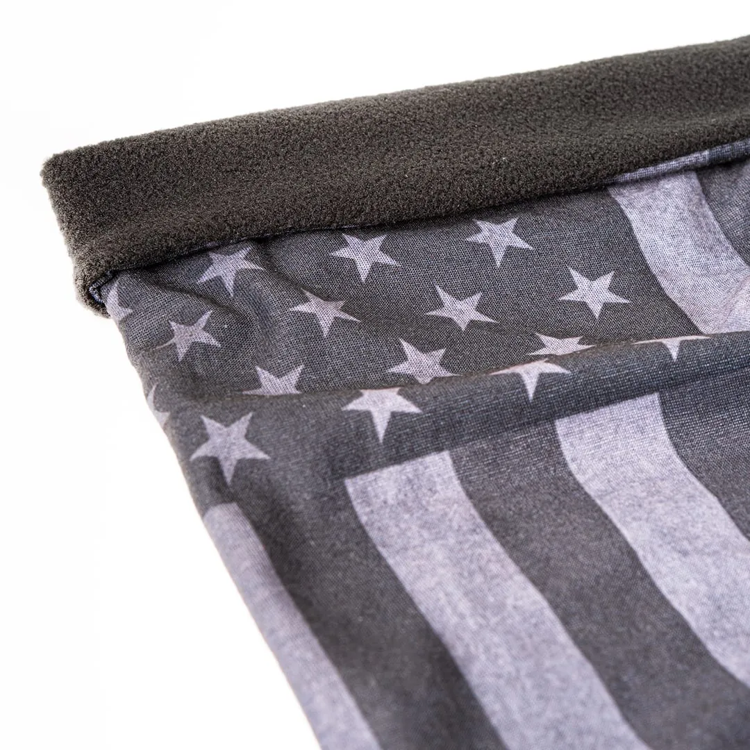 Fleece Face Shields® | Blackout American Flag