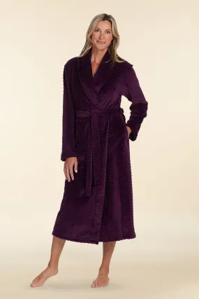 Fleece Long Wrap Robe | Clearance only