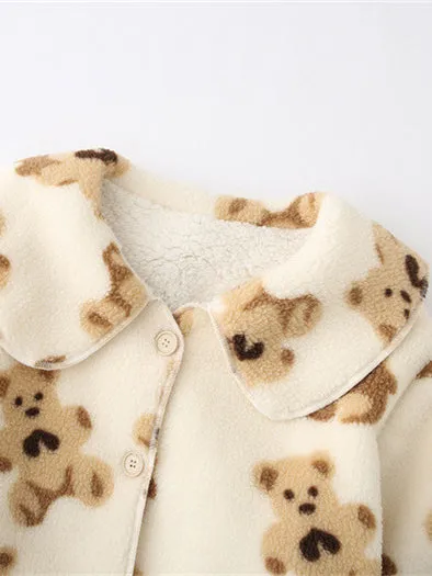 Fleece Thick Bear Pajama