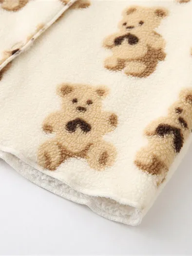 Fleece Thick Bear Pajama