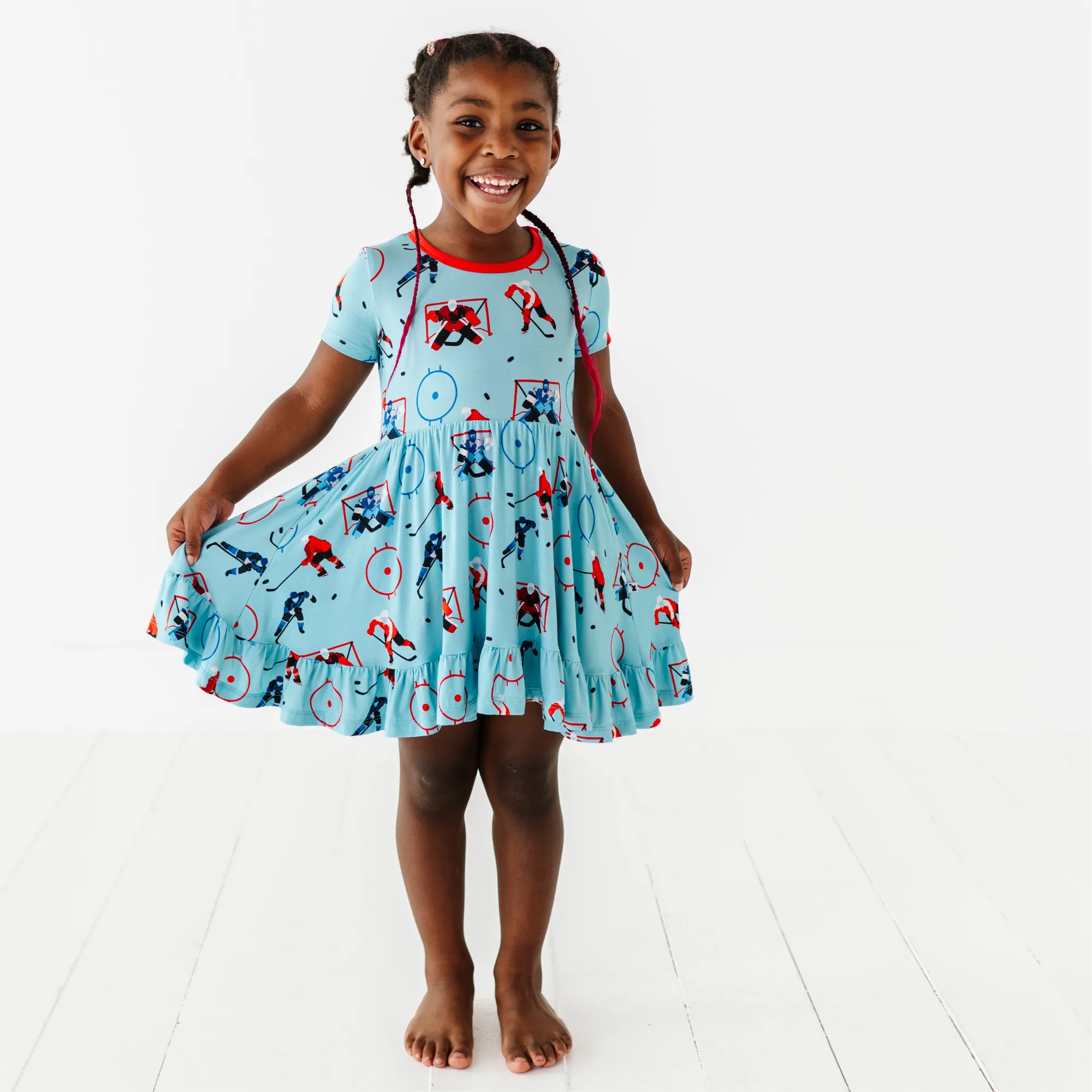 Go The Puck To Bed Twirl Dress