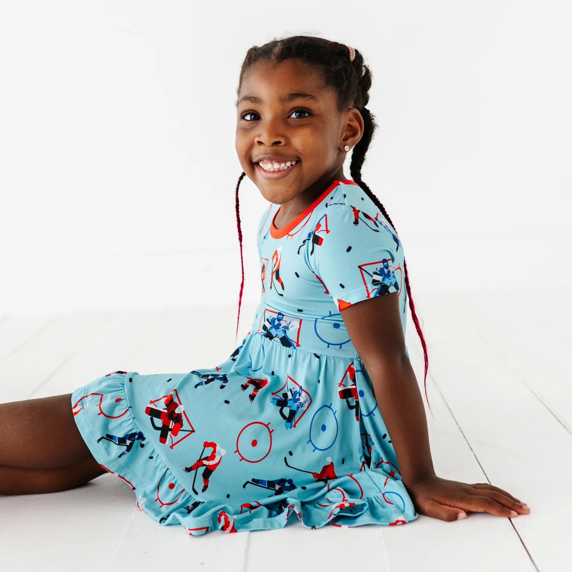 Go The Puck To Bed Twirl Dress