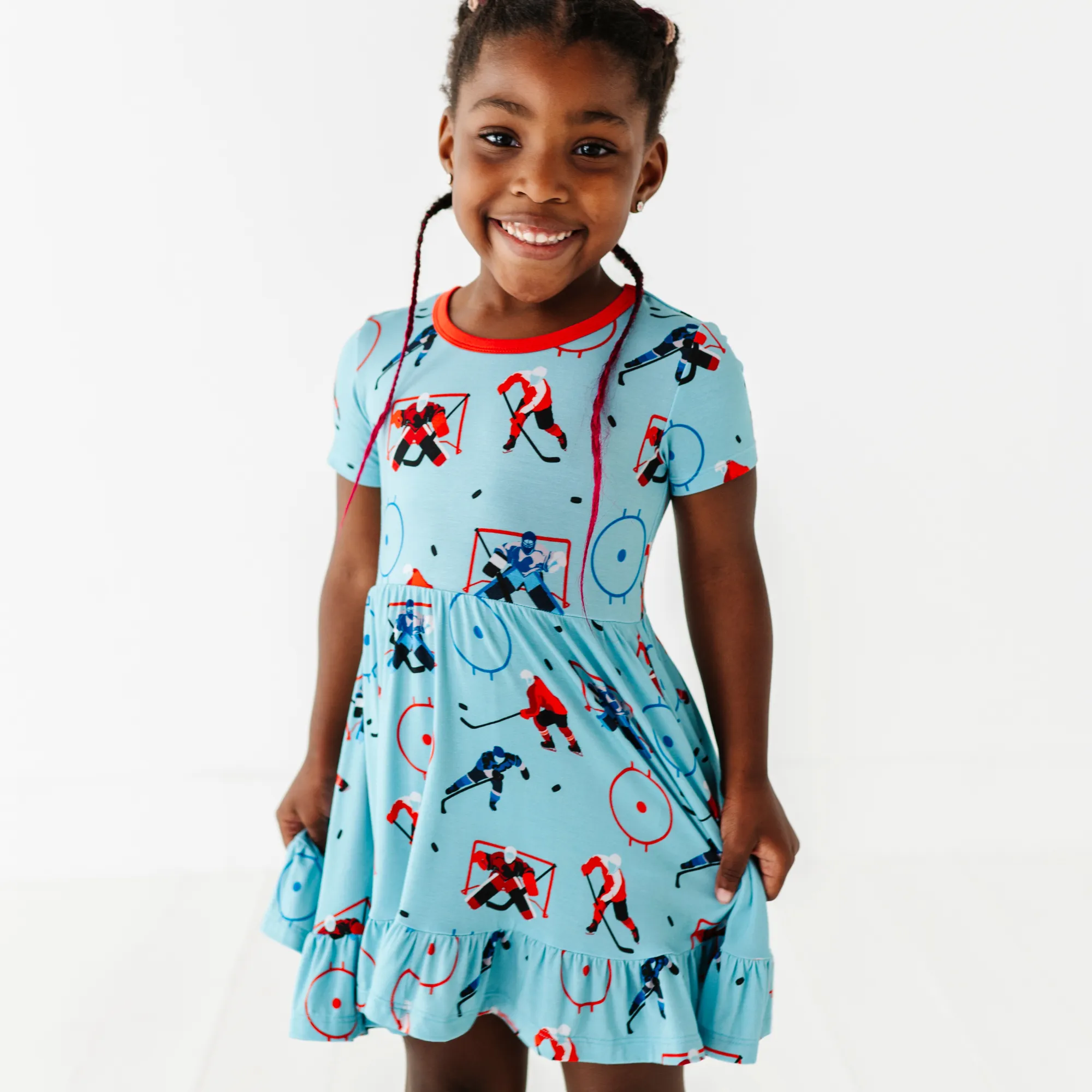 Go The Puck To Bed Twirl Dress