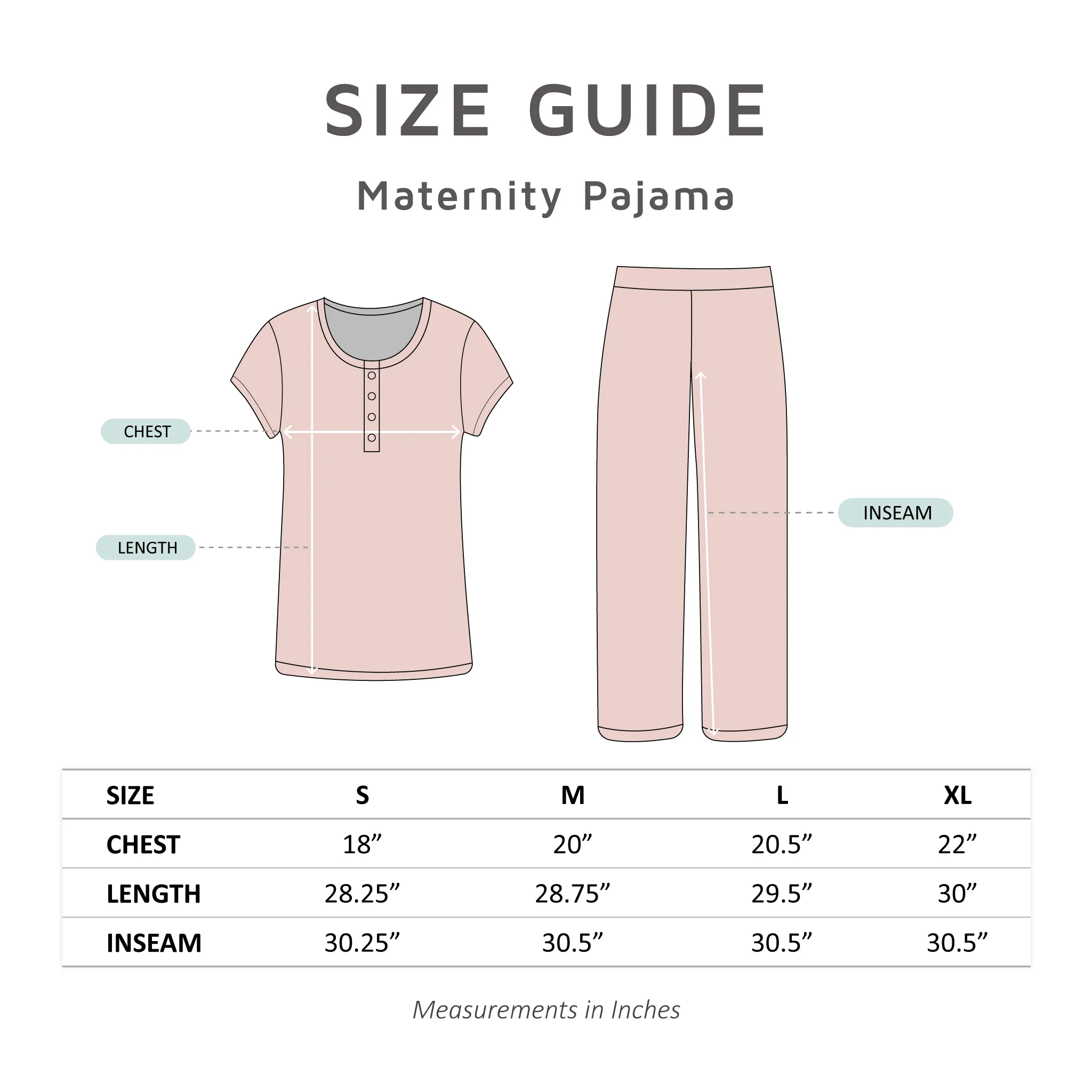 Isla Maternity Nursing Pajamas