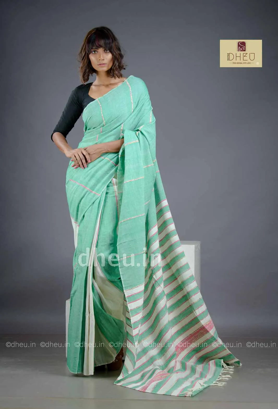 Jaane tu- Handloom Saree-Kurta Couple Set