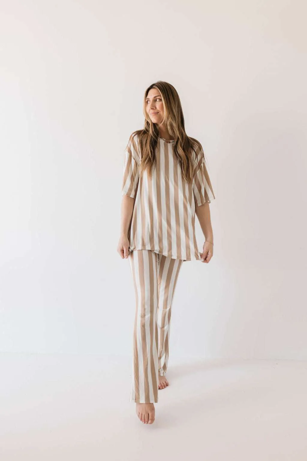 Kal Stripe | Nursing Friendly Pajamas