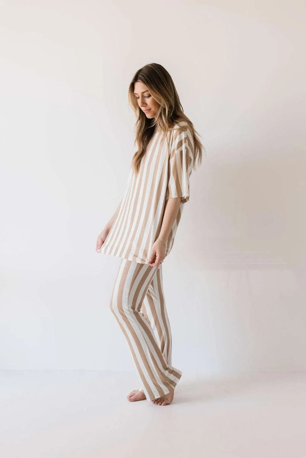 Kal Stripe | Nursing Friendly Pajamas