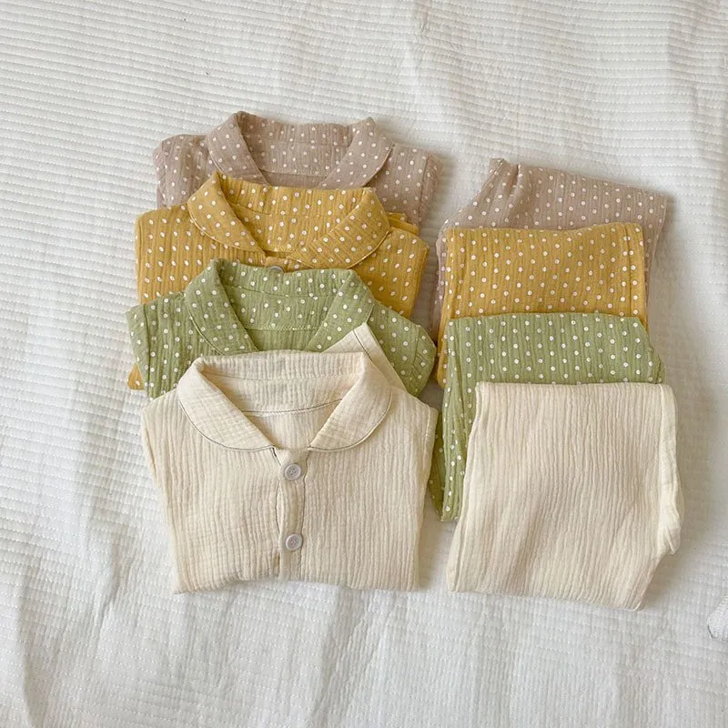 Long Sleeve Cotton Pajama Set