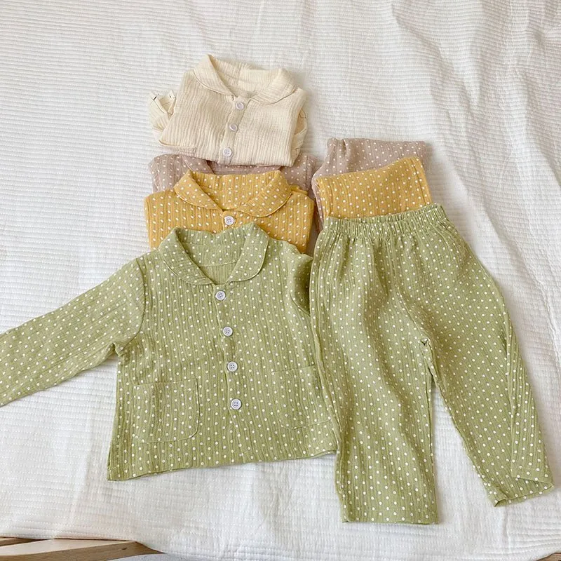 Long Sleeve Cotton Pajama Set