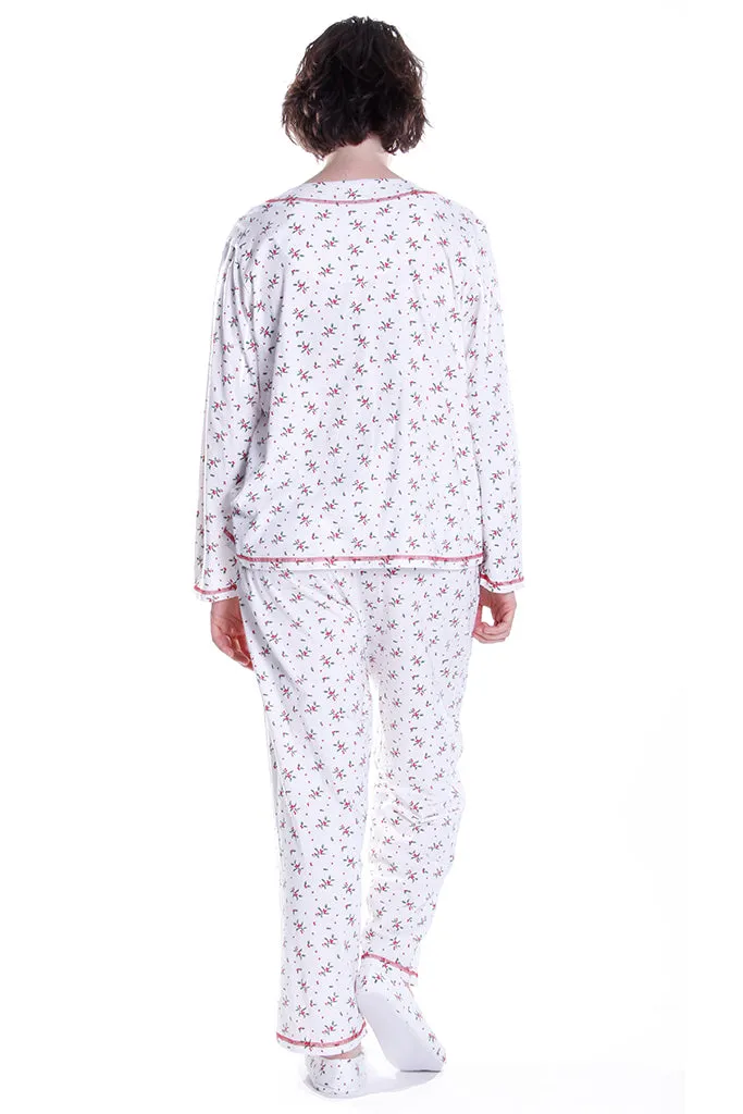 Long Sleeve Mistletoe PJ Set