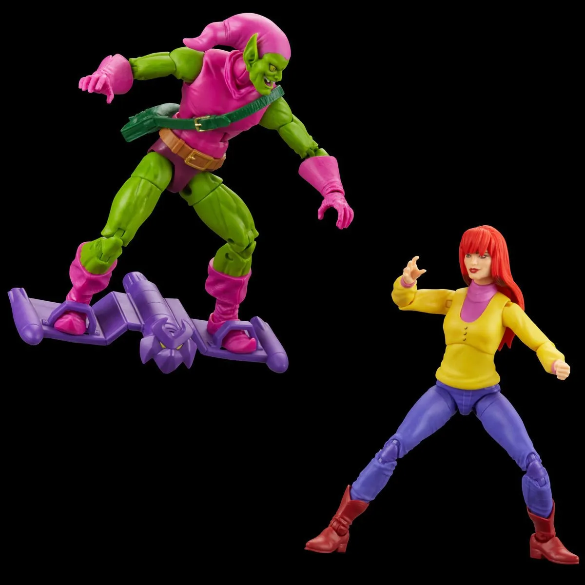 Marvel Legends Exclusive Retro MJ Watson & Green Goblin 2-Pack