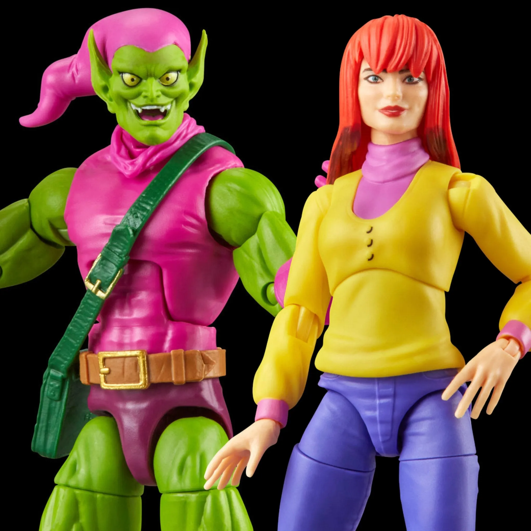 Marvel Legends Exclusive Retro MJ Watson & Green Goblin 2-Pack