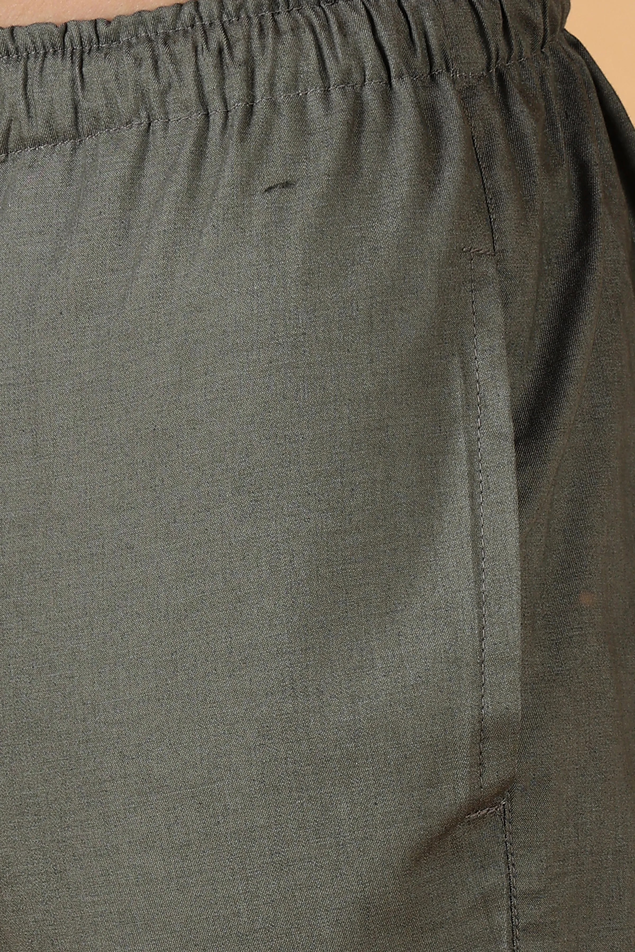 Misty Green Cotton Pajama Pant