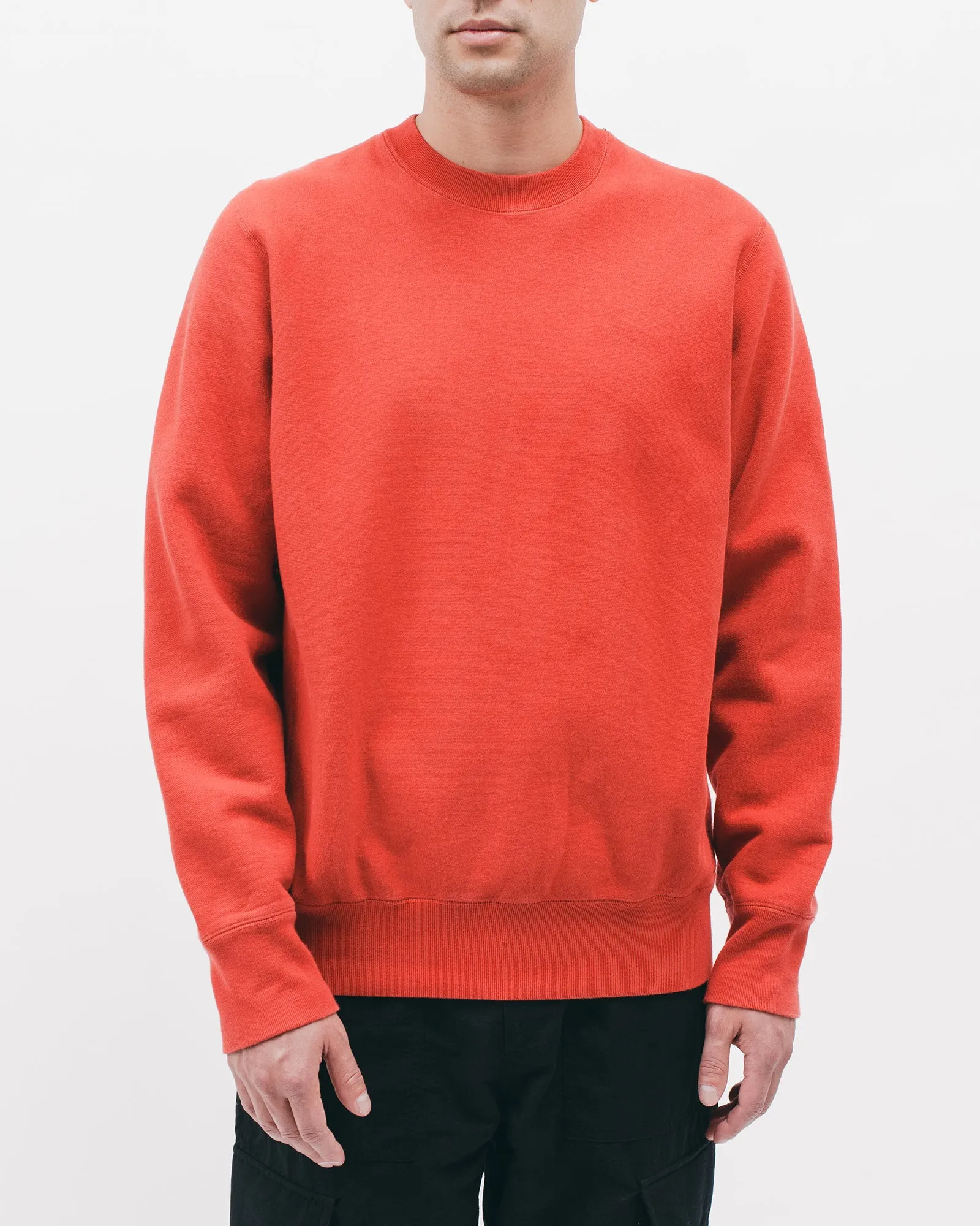 Natural Dyed Crew Fleece - Tomato