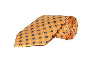 Orange Floral Tie