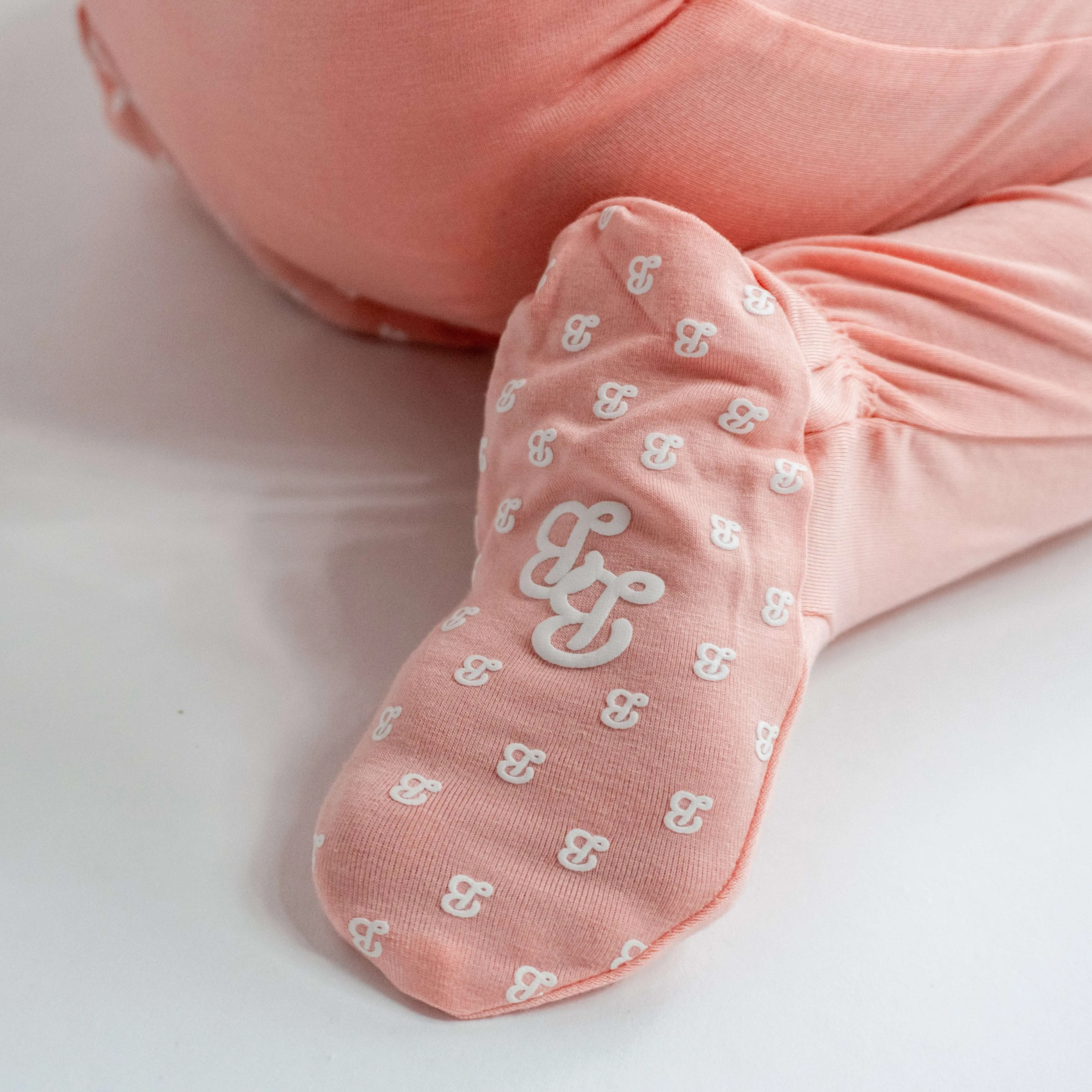 Peach | Snap Baby Footie