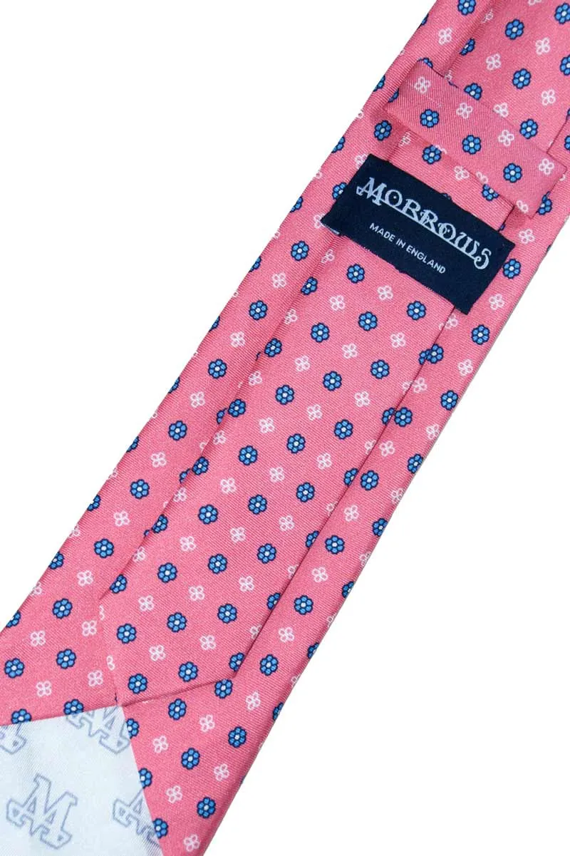 Pink Floral Tie