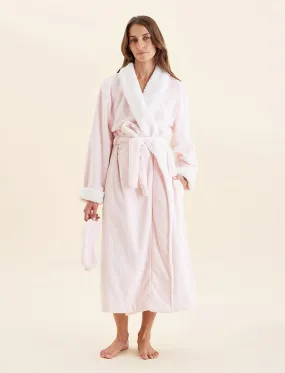 Plush Sherpa Robe & Sleep Mask